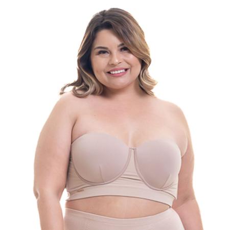 Imagem de Sutiã sem alça Plus Size - Reforçado