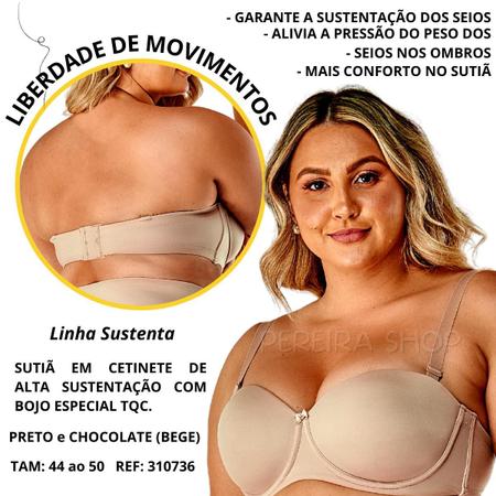 Sutiã Soutien Sutian Com Alça Removível TQC Plus Size Reforçado Alta Sustentação 310736 - Vi Lingerie Imagem de Sutiã Soutien Sutian Com Alça Removível TQC Plus Size Reforçado Alta Sustentação 310736