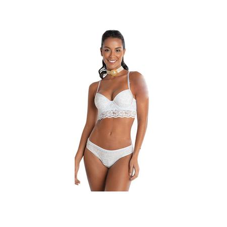 Sutiã Top Miss América 067165 DeMillus Rendado - Top Cropped - Magazine  Luiza