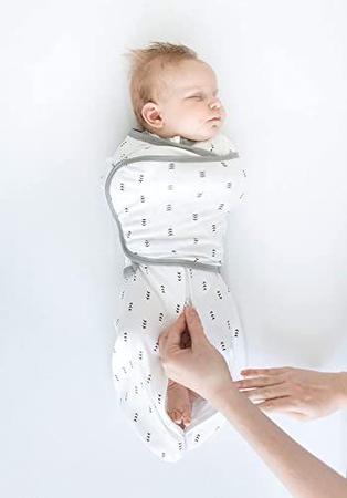 Imagem de SwaddleDesigns 6-way Omni Swaddle Sack com Wrap & Arms Up Sleves & Mitten Cuffs, transição fácil Swaddle, melhor sono para recém-nascidos meninos e meninas, bolinhas esterlinas, pequeno, 0-3 meses