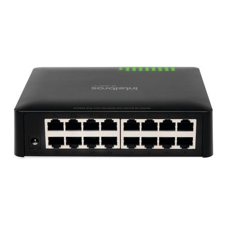 Imagem de Switch 16 Portas Intelbras Fast Ethernet SF 1600 Q+