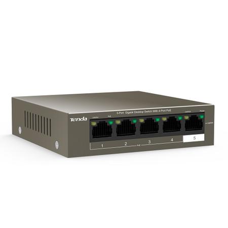 Imagem de Switch 5 portas 10/100/1000 Mbps c/ 4 portas PoE TEG1105P-4-63W