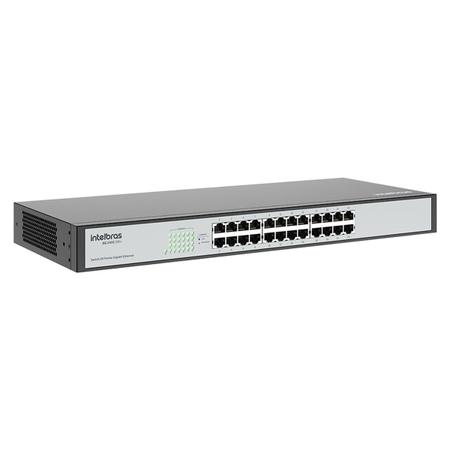 Imagem de Switch Rack 24 Portas Gigabit 10/100/1000 Ethernet C/ Qos Sg 2400 Qr+ 4760022