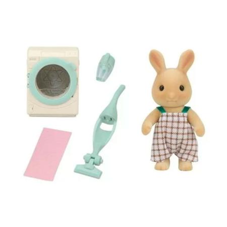 Imagem de Sylvanian Families Conjunto Lavagem E Limpeza Papai Coelho Raio De Sol 5549