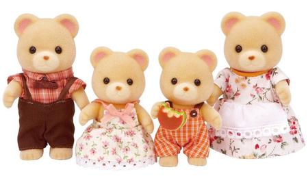 Sylvanian Families - Família dos Ursos - Epoch Magia Imagem de Sylvanian Families - Família dos Ursos