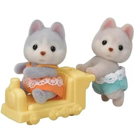 Sylvanian families gemeos huskies epoch Imagem de Sylvanian families gemeos huskies epoch