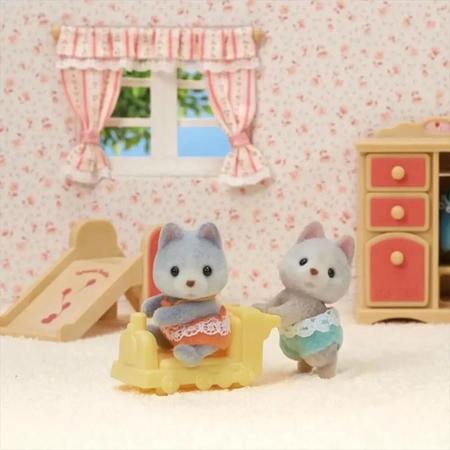 Sylvanian families gemeos huskies epoch Imagem de Sylvanian families gemeos huskies epoch