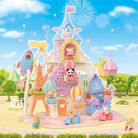 Sylvanian Families Parque De Diversões Para Bebês 5537 - Epoch Imagem de Sylvanian Families Parque De Diversões Para Bebês 5537