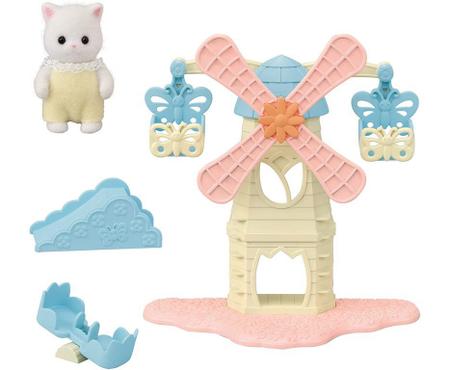 Sylvanian Families - Parque de Moinho de Ventos para Bebês - Epoch Imagem de Sylvanian Families - Parque de Moinho de Ventos para Bebês