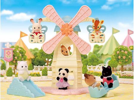 Sylvanian Families - Parque de Moinho de Ventos para Bebês - Epoch Imagem de Sylvanian Families - Parque de Moinho de Ventos para Bebês