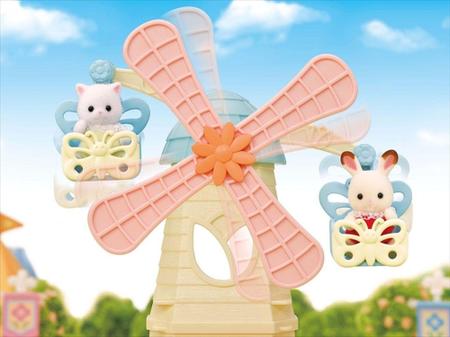 Sylvanian Families Parque De Moinho De Ventos Para Bebês - Epoch Imagem de Sylvanian Families Parque De Moinho De Ventos Para Bebês - Epoch