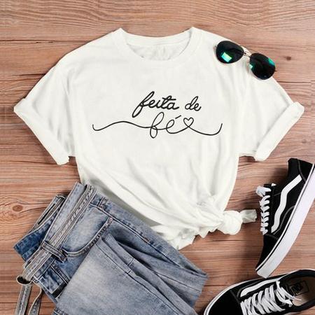 T-Shirt Feminina Neutra Moda Blogueira Estampada Colorida Leão
