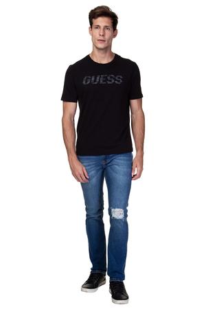 Imagem de T-shirt masc guess silk camuflado