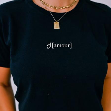 Imagem de T-Shirt Preta Glamour