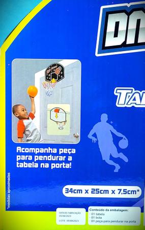 Kit Mini Jogo Basquete Aro Bola Tabela Rede Brinquedo Infantil - scale -  Basquete Infantil - Magazine Luiza