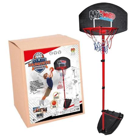 Tabela Infantil para Jogo de Basquete Portátil com Acessórios - Kit Basquete  Jogos e Desafios Bambalalão Brinquedos Educativos