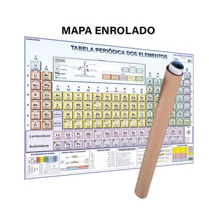 Imagem de Tabela Periódica 118 Elementos - Gigante - Enrolado