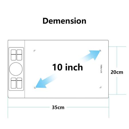 Imagem de Tablet de desenho XP-PEN Deco Pro Medium com 8192 níveis