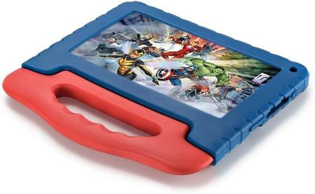Imagem de Tablet Infantil Avengers 64GB 4GB Ram 7" Com Caneta e Película 