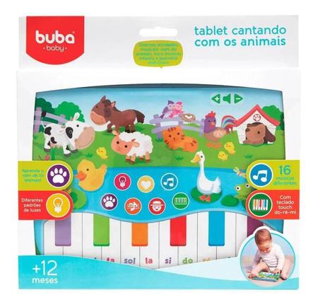 Imagem de Tablet infantil cantando com os animais brinquedo interativo-buba-presente educativo para crianças