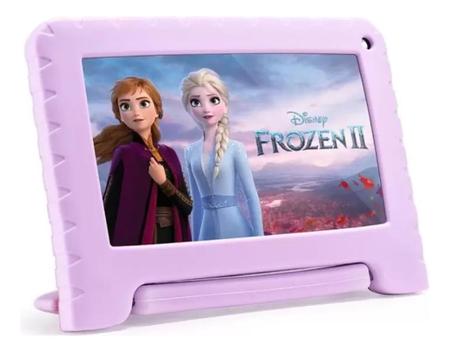 Imagem de Tablet Infantil Frozen II Disney 4 + 64GB LCD 7" Android 13