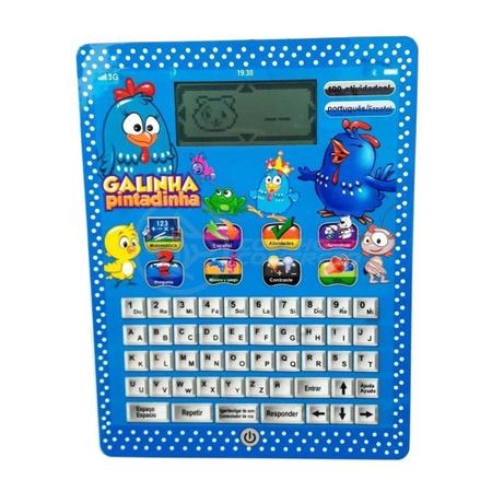 Imagem de Tablet Infantil Galinha Pintadinha Multifunções Educativo