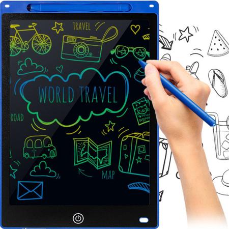 Imagem de Tablet Infantil Lcd Grande Lousa Mágica Com Caneta Para Desenhar Escrever Educativo