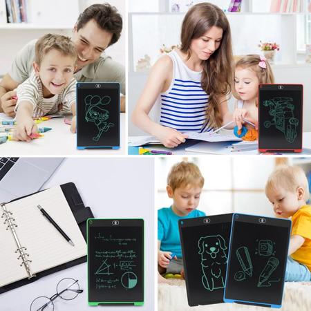 Imagem de Tablet Infantil Lcd Grande Lousa Mágica Com Caneta Para Desenhar Escrever Educativo