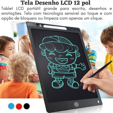 Tablet de Escrever LCD Infantil, Quadro Mágico, Placa de Desenho