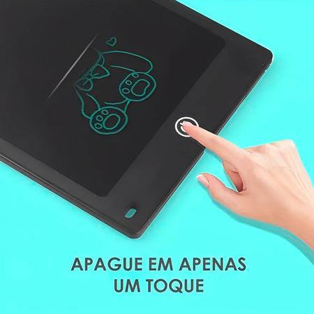 Imagem de Tablet Infantil Lousa Mágica Tela Lcd De Escrever E Pintar Projeto Original Top