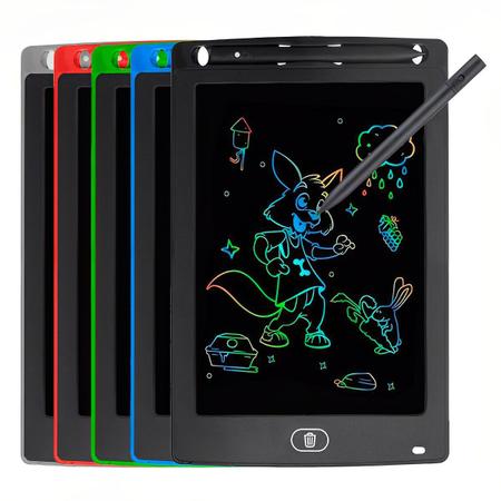 Imagem de Tablet Infantil Lousa Mágica Tela Lcd De Escrever E Pintar Projeto Original Top