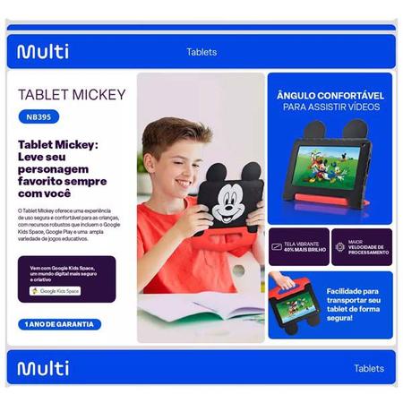 Imagem de Tablet Infantil M7 64GB 4Ram Multilaser Netflix Youtube jogo