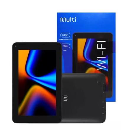 Imagem de Tablet Infantil M7 Wi-fi 64GB 4GB Ram 7" NB409 Com Capa Universal Roxa