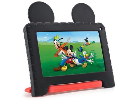 Imagem de Tablet Infantil Multi Mickey com Capa 7”  - Wi-Fi 32GB Android 11 Quad-Core Câmera Integrada