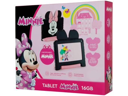 Imagem de Tablet Infantil Multi Minnie Mouse com Case