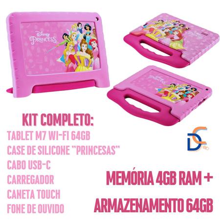 Tablet M10 Multilaser 3G 64GB Celular Kit Capa Infantil + Caneta Touch -  Acessórios para Kindle, E-Reader, Tablet e iPad - Magazine Luiza