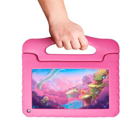 Tablet Infantil Multilaser NB380 Laranja Kid Pad Capa de Silicone 32GB Para  Criança  Netflix - Tablet Infantil - Magazine Luiza