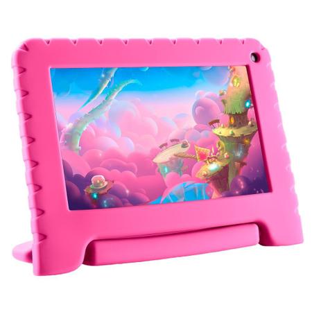 Tablet Infantil Multilaser NB380 Laranja Kid Pad Capa de Silicone 32GB Para  Criança  Netflix - Tablet Infantil - Magazine Luiza