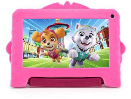 Imagem de Tablet Infantil Multilaser Patrulha Canina com - Capa 7” 32GB Android 11 Quad-Core Câmera Integrada
