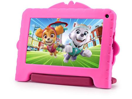Imagem de Tablet Infantil Multilaser Patrulha Canina com - Capa 7” 32GB Android 11 Quad-Core Câmera Integrada