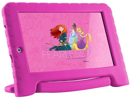 Imagem de Tablet Infantil Multilaser Princesas Plus com Capa