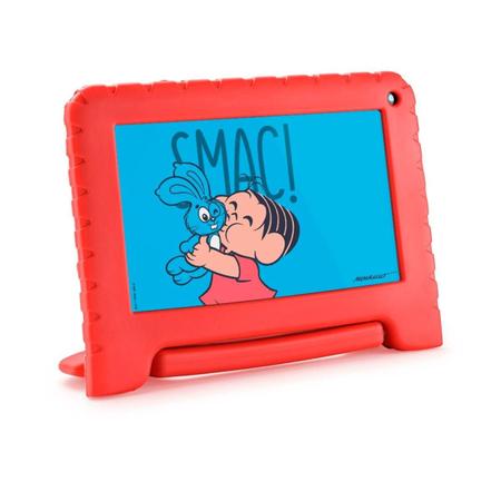 Imagem de Tablet Infantil Turma da Mônica Multilaser NB369 Vermelho 32GB Para Criança Vídeos Youtube Netflix