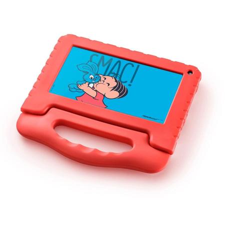 Imagem de Tablet Infantil Turma da Mônica Multilaser NB369 Vermelho 32GB Para Criança Vídeos Youtube Netflix