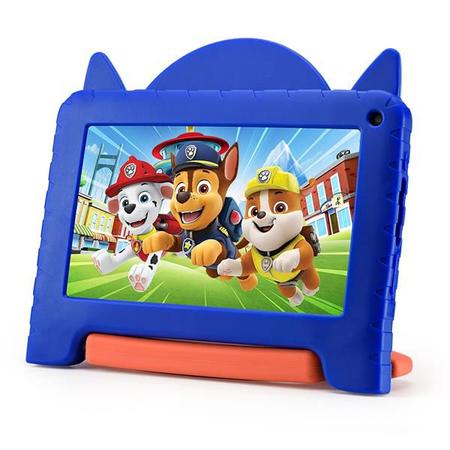 Imagem de Tablet infantil WIFI 32GB Capa Patrulha Canina + Cartão de memória 32GB