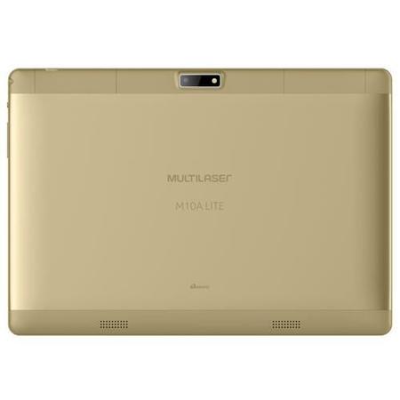 Imagem de Tablet M10a Lite 3g Android 7.0 Dual Camera 10 Polegadas Quad Core Multilaser Dourado - Nb268 - Dourado