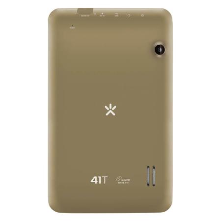 Imagem de Tablet Mirage 41T Quadcore Dual Câmera 2Mp + 1,3Mp Tela 7 Pol, Android 4,4 Dourado - NB250
