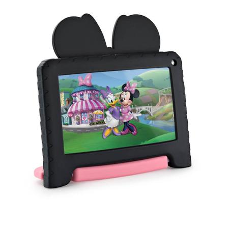 Imagem de Tablet Multi Minnie 7" 4GB RAM 64GB Rosa e Preto - NB414