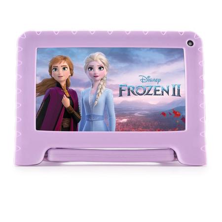 Imagem de Tablet Multilaser Frozen, 32GB, Tela 7, Bluetooth, Quad Core, Camera 1.3MP, Android 11, USB-C, Rosa - NB370