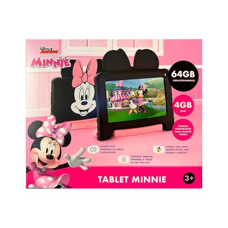 Imagem de Tablet Multilaser Infantil Minnie 4GB Ram  64GB Youtube 
