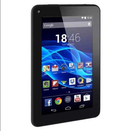 Imagem de Tablet Multilaser M7S Plus Preto Quad Core 1GB RAM Android 7 Dual Câm 1.3/2MP Tela 7'' 8Gb NB273